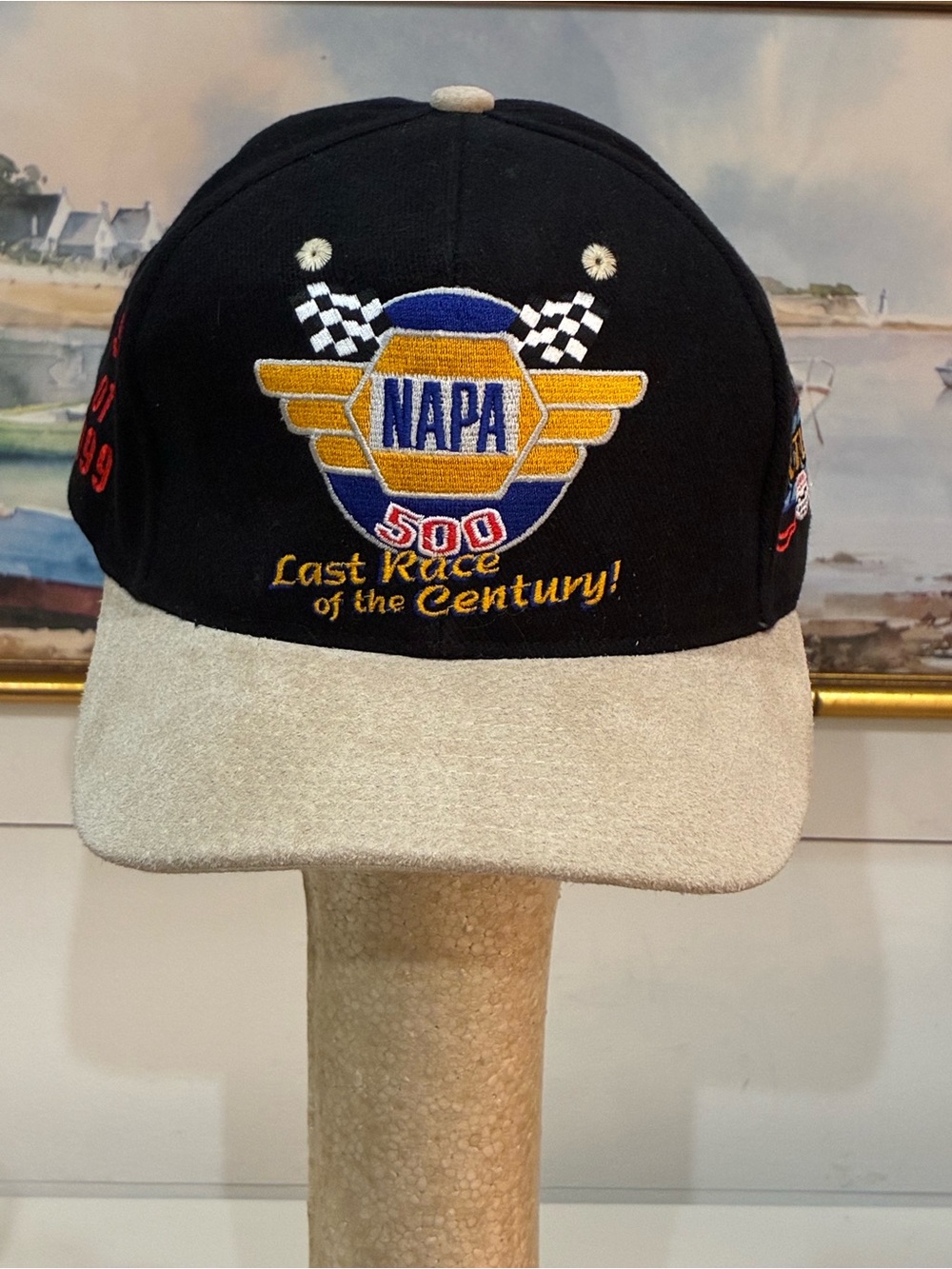 Vintage 1999 NAPA 500 Last Race of the Century NASCAR Hat Chase Authentics